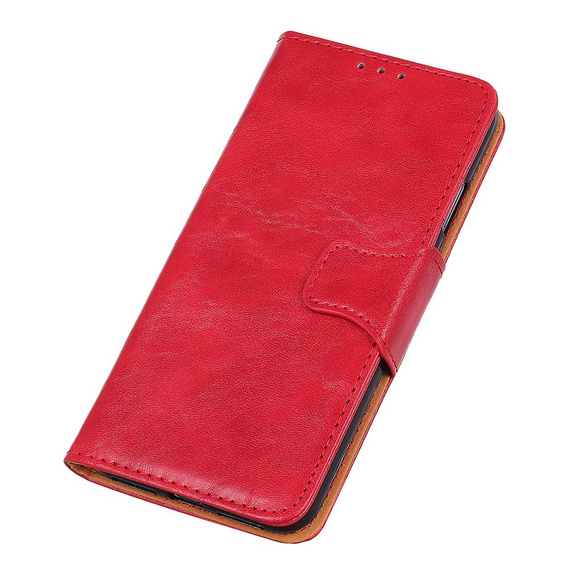 Skórzane Etui Wallet do Samsung Galaxy A52 / A52s - Red