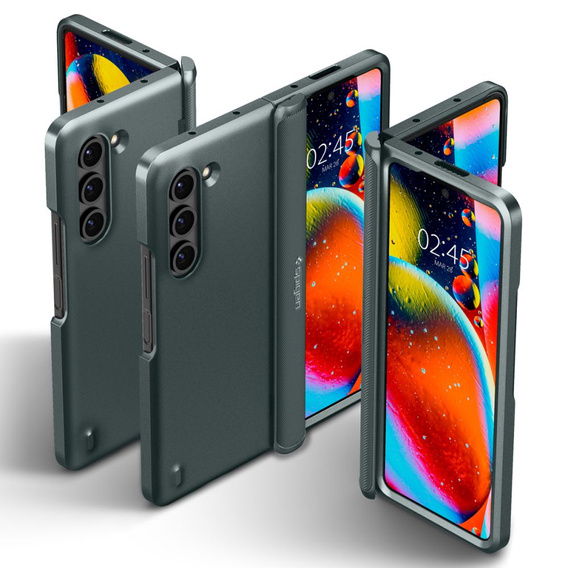 Etui Spigen do Samsung Galaxy Z Fold 5, Slim Armor Pro, Zielone