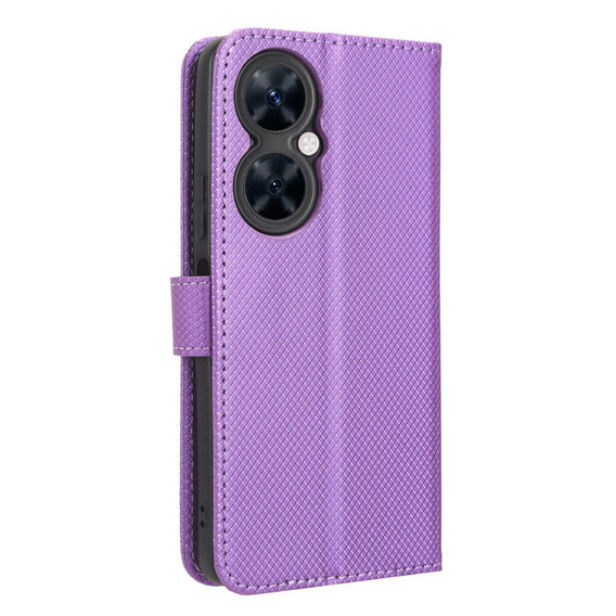 Etui z klapką do Huawei Nova 11i, Wallet Smart Magnet, fioletowe