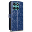 Etui z klapką do Motorola Edge 60 / 60 Fusion, Wallet Rhombus, niebieskie