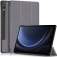 Etui do Samsung Galaxy Tab S9 FE+ Plus, Smartcase z miejscem na rysik, szare