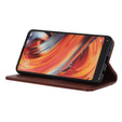 Etui do Samsung Galaxy A35 5G, Wallet Litchi Leather, brązowe