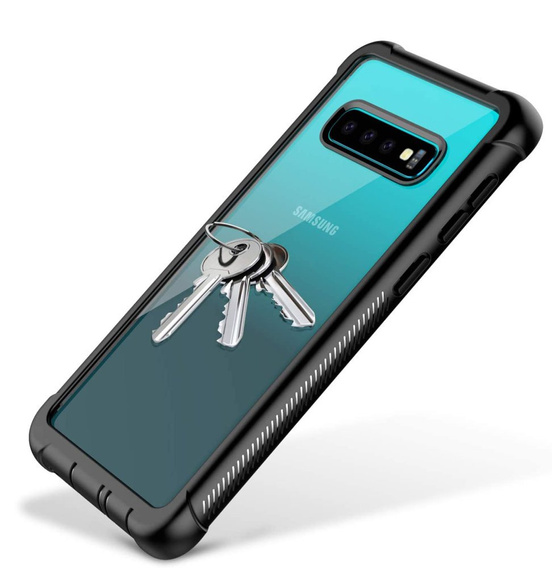 Etui Shockproof do Samsung Galaxy S10+ Plus, bez folii, czarne