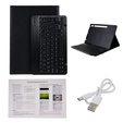 Etui z klawiaturą do Galaxy Tab S7+ Plus / S8+ Plus /S7 FE T730 T733, Pen Slot, czarne