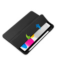 Etui do iPad 11" 2025 A16 (11 gen.) / iPad 10.9" 2022 (10 gen.), Smartcase Hybrid, z miejscem na rysik, czarne