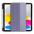 Etui do iPad 11" 2025 A16 (11 gen.) / iPad 10.9" 2022 (10 gen.), Smart Pencil, z miejscem na rysik, fioletowe