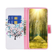 Etui z klapką do Samsung Galaxy M34, Wallet, Colorful Tree białe