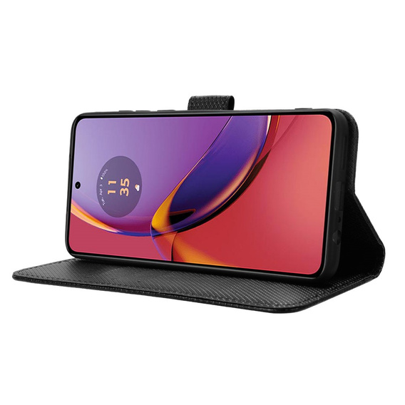 Etui z klapką do Motorola Moto G84 5G, Smart Magnet, czarne