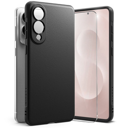 Etui Ringke Onyx do Samsung Galaxy S25 Edge + Szkło Hartowane 9H – Czarne