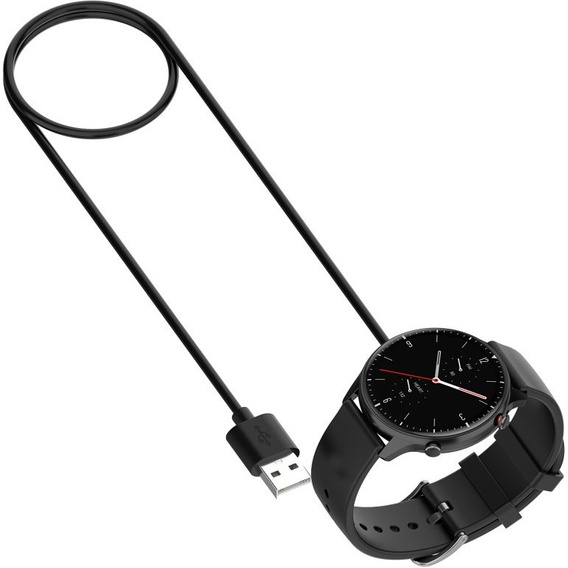 Kabel USB / Ładowarka do Amazfit GTR2/GTS2/BIPU/Pop/Bip 3/Amazfit GTS4 Mini, Black