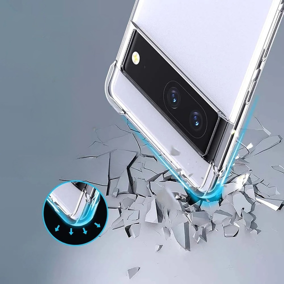 Etui do Google Pixel 8A, Dropproof, przezroczyste