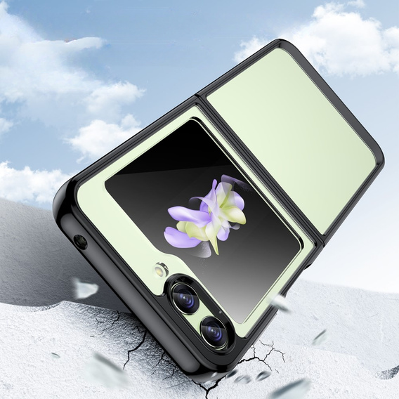 Etui do Samsung Galaxy Z Flip 5 5G, Fusion Hybrid, przezroczyste / czarne