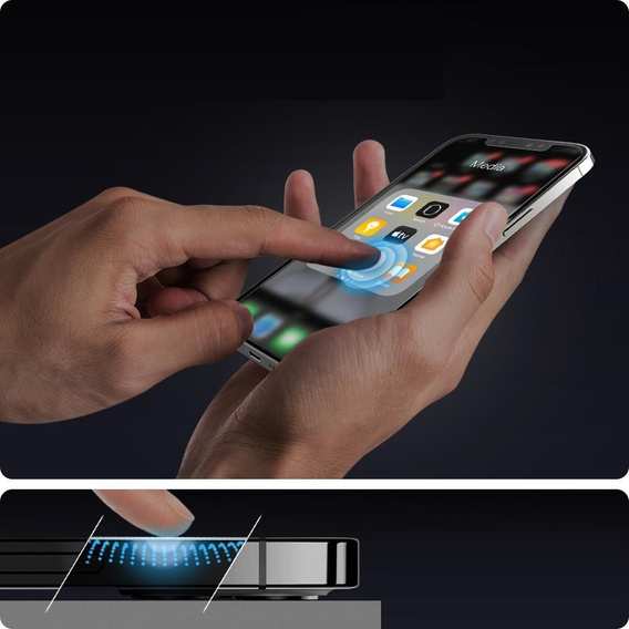 SPIGEN Szkło Hartowane do iPhone 12 / 12 Pro, Glas.TR EZ Fit