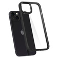 Etui Spigen do iPhone 13, Ultra Hybrid, matowe czarne + szkło