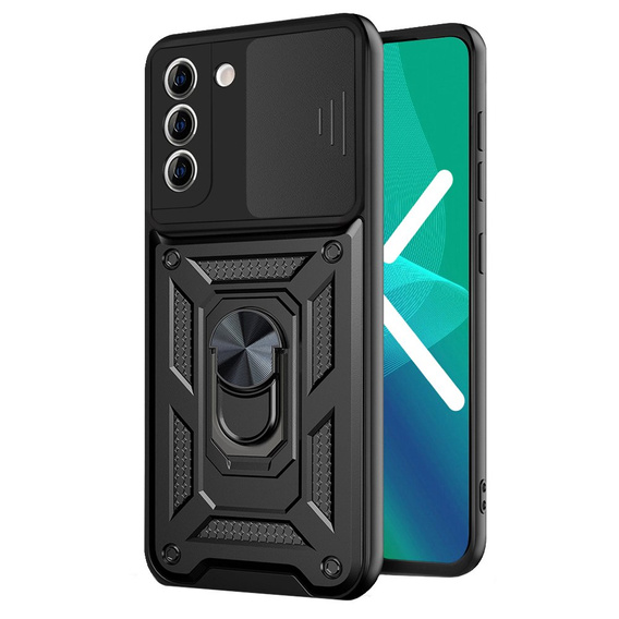 Etui pancerne do Samsung Galaxy S20 Plus, CamShield Slide, czarne