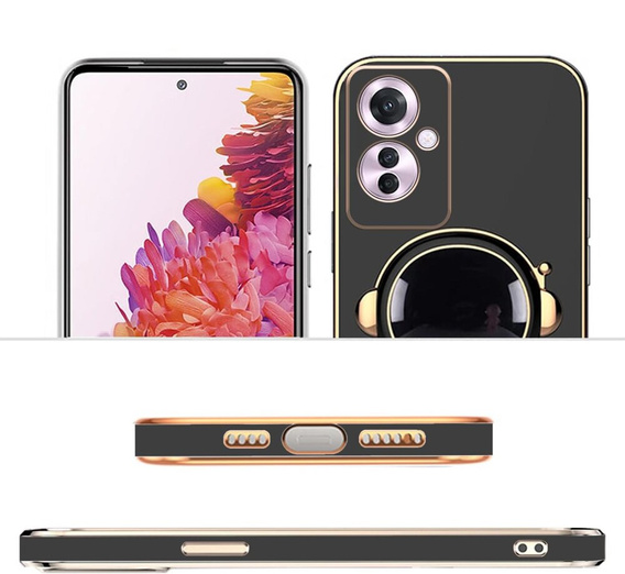 Etui do Oppo Reno 11F 5G, Astronaut, czarne