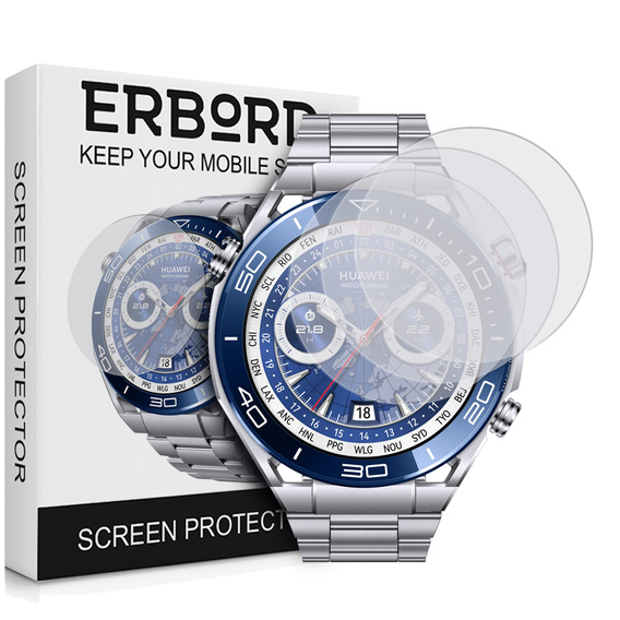 3x Folia Hydrożelowa ERBORD do Huawei Watch Ultimate