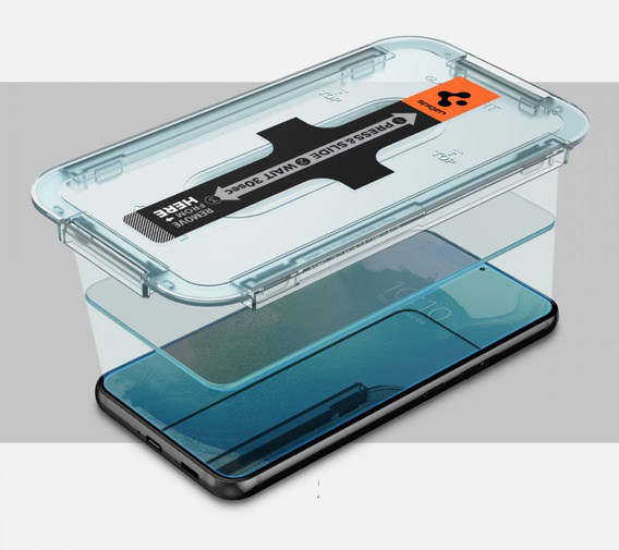 SPIGEN Szkło Hartowane do Samsung Galaxy S22, Glas.TR EZ Fit (2 sztuki)