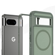 Etui z ramką do Google Pixel 8, do MagSafe, zielone