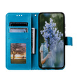 Etui z klapką do Xiaomi Redmi A3, Mandala, niebieskie