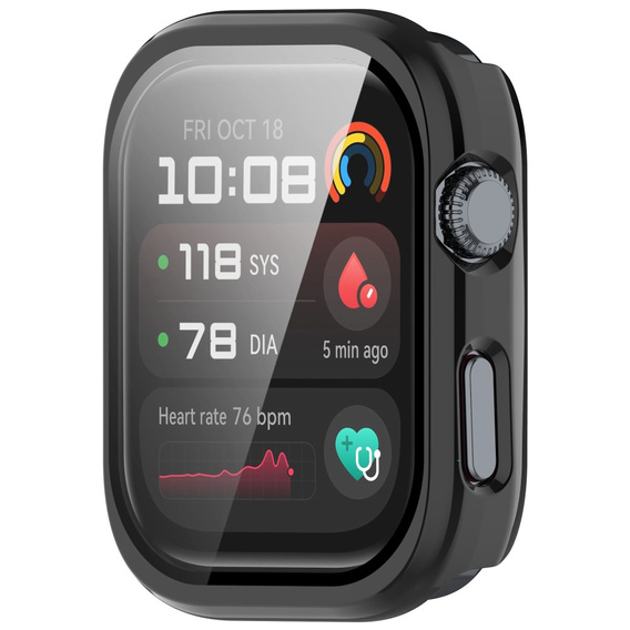 2w1 Etui + Szkło Hartowane do Huawei Watch D2, Czarne