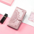 Etui z klapką do OnePlus Nord 4, Mandala, różowe rose gold