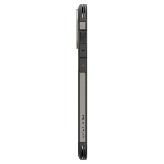 Etui Spigen do iPhone 16 Pro Max, Tough Armor Mag MagSafe, szare + Szkło Hartowane 9H