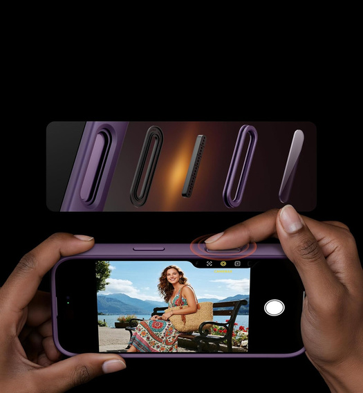 Etui Suritch Shockproof z podstawką i osłoną aparatu, do MagSafe do iPhone 17 Pro Max