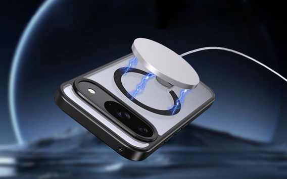 Etui Fusion Hybrid do Google Pixel 10 / 10 Pro, do MagSafe, z podstawką, przezroczyste