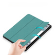 Etui do Samsung Galaxy Tab S9, Smartcase z miejscem na rysik, zielone