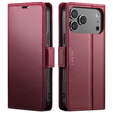 Etui ERBORD Glossy Litchi, portfel z klapką do iPhone 17 Pro Max