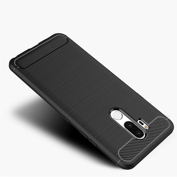 Etui do LG G7 ThinQ / G7 Fit, Karbon, czarne