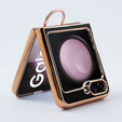 Etui do Samsung Galaxy Z Flip 5 5G, Electro Ring, czarne