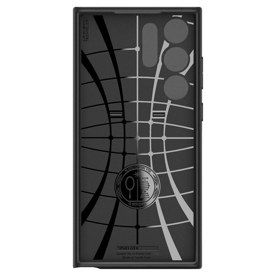 Spigen Optik Armor czarne etui do Samsung Galaxy S23 Ultra