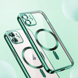 Etui do iPhone 11, Electro MagSafe, zielone + Szkło na ekran