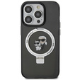 Etui Karl Lagerfeld Ring Stand Karl & Choupette MagSafe do iPhone 15 Pro