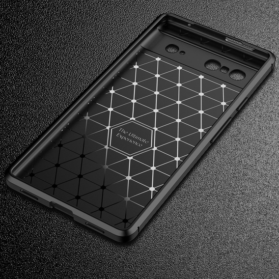 Etui do Google Pixel 7, Carbon Gel, czarne