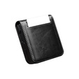 Skórzane etui portfelowe czarne do Samsung Galaxy Z Flip7