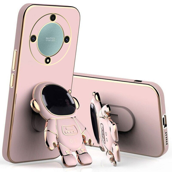 Etui do Honor Magic 5 Lite, Astronaut, różowe