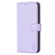 Etui z klapką do Samsung Galaxy A35 5G, BINFEN Wallet, fioletowe
