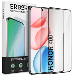 2x Szkło Hartowane ERBORD 3D do Honor 400 5G – ochrona całego ekranu