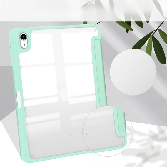 Etui do iPad 11" 2025 A16 (11 gen.) / iPad 10.9" 2022 (10 gen.), Smartcase Hybrid, z miejscem na rysik, zielone