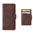 Etui z klapką do Infinix Hot 50 Pro+ 4G, Card Slot, brązowe