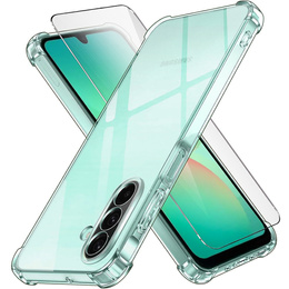 Etui do Samsung Galaxy A26, Erbord Dropproof, przezroczyste + Szkło