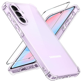 Etui do Samsung Galaxy A56 5G, Erbord Dropproof, przezroczyste + Szkło