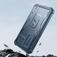 Etui pancerne do Samsung Galaxy S24, Dexnor Full Body (Two Frames), granatowe