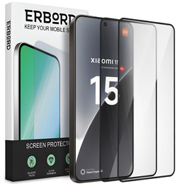 2x Szkło Hartowane ERBORD 3D do Xiaomi 15 – ochrona całego ekranu
