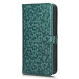 Etui Wallet Rhombus z klapką do Realme C71 – eleganckie i praktyczne, zielone