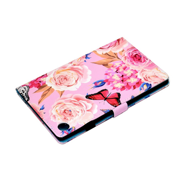 Etui do Lenovo Tab M10 Plus 10.6 Gen 3 TB-125F TB-128F, flowers and butterfly