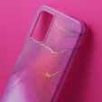 Etui do Samsung Galaxy A14 4G/5G, Suritch Full Body Marble, fioletowe